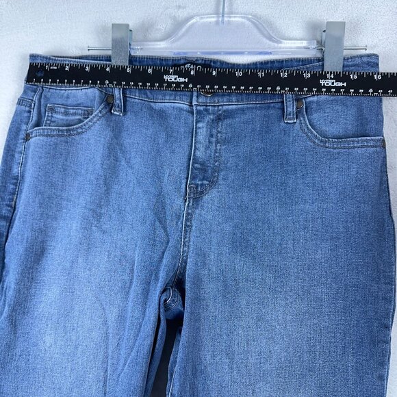 Buffalo David Bitton Ankle Grazer Jeans Super Soft Stretch Women's Blue SZ 12/32 - Picture 6 of 10